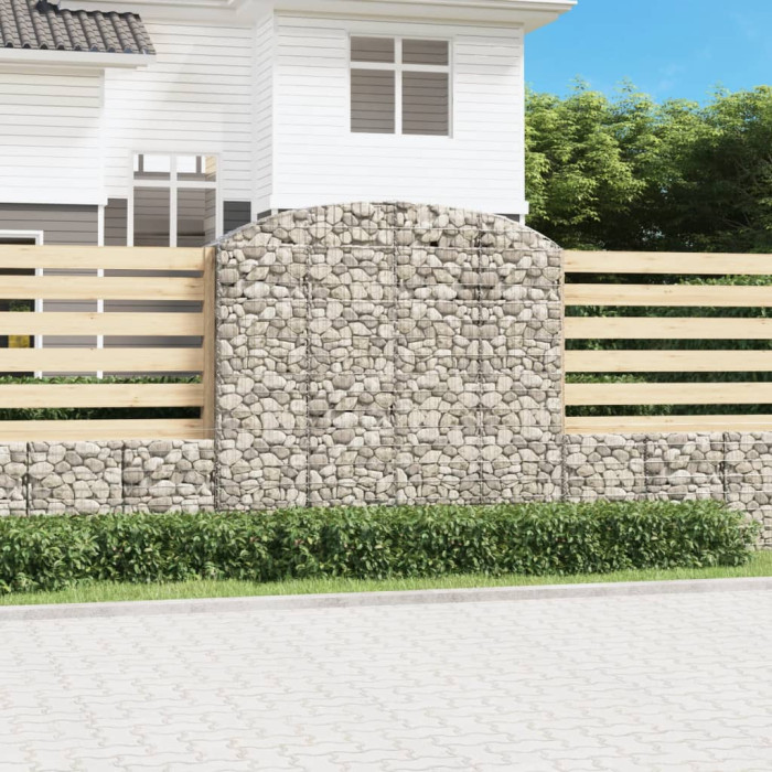 Obokana gabonska košara 200x50x180/200 cm pocinkano železo